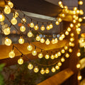 Bolha solar bolas lâmpada luzes da corda ao ar livre gotas de água ao ar livre à prova dwaterproof água orb luzes natal pátio festa de férias