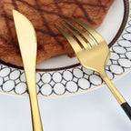 Conjunto de Talheres  Multicoloridos com 24 Peças