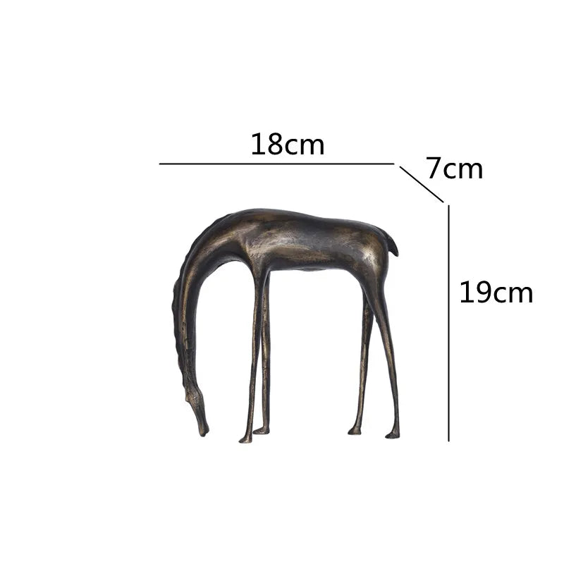 Escultura Cavalo em Ferro