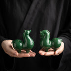 Par de Cavalos em Cerâmica