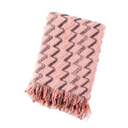 Manta de Malha Jacquard Vintage