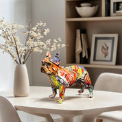Estátua Cachorros Grafitados
