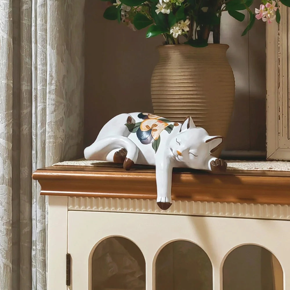 Estatueta Gato Relax