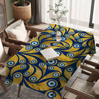 Nazar mau olhado árvore da vida toalha de mesa festa de aniversário casamento natal capa de mesa limpar pano decoração cobre retângulo