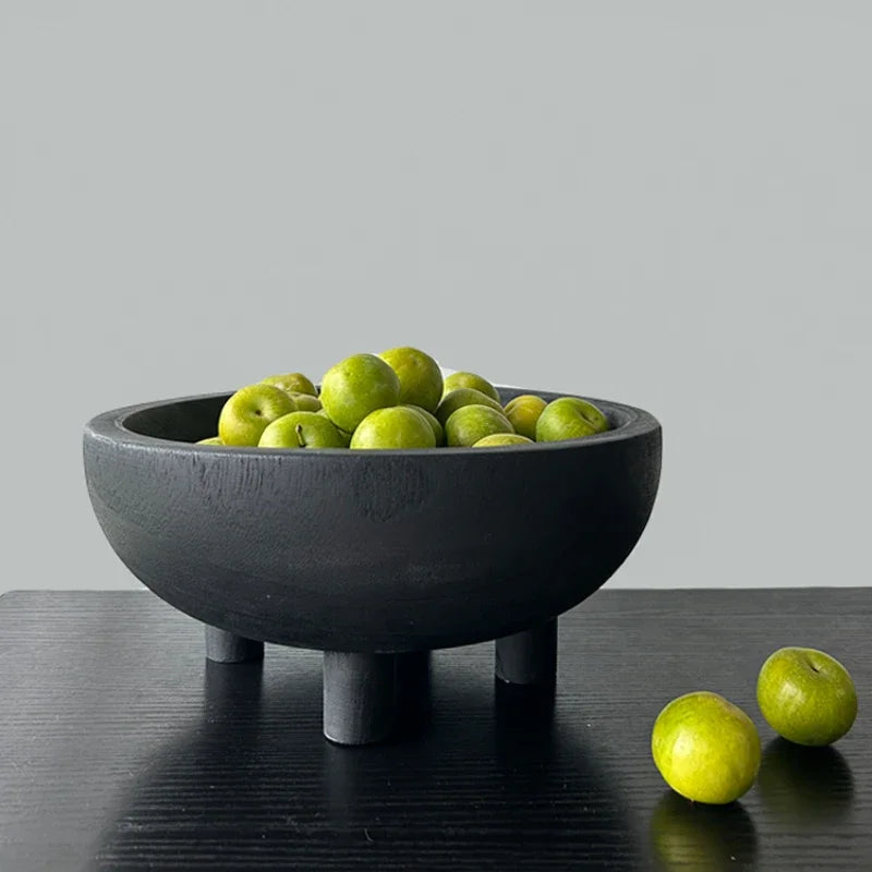 Wabi vento paulownia placa de madeira decoração para casa ornamento palete de madeira placa de armazenamento homestay madeira maciça placa de frutas de alta qualidade