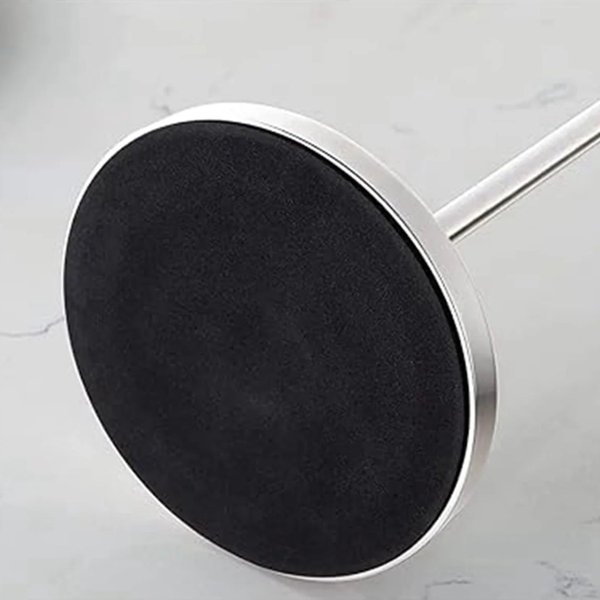 Abnp toalheiro de aço inoxidável do chão ao teto anel de toalha vertical anel duplo multifuncional removível sem perfuração