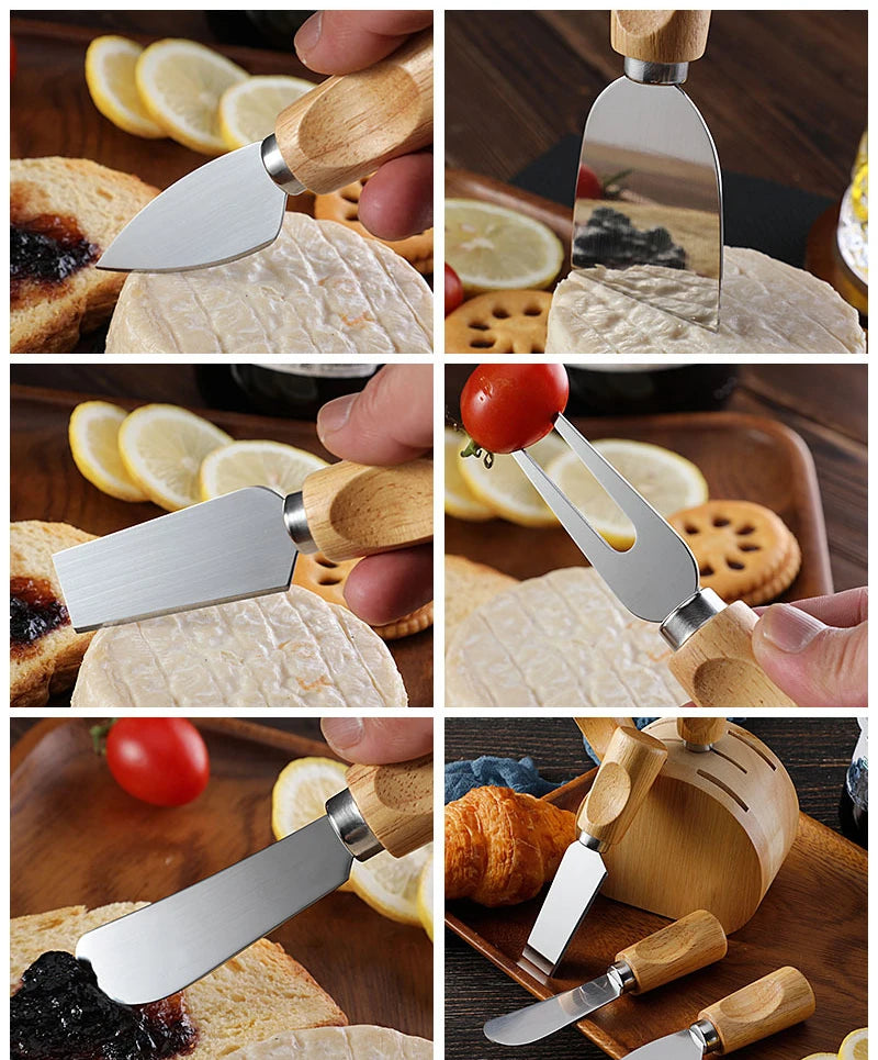 Conjunto de Facas Para Queijo