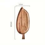 Bandeja estética alta em forma de folha de madeira bandeja de chá da tarde bandeja de sushi ocidental sobremesa bandeja de refeição de frutas bandeja de alimentos de madeira à prova dwaterproof água