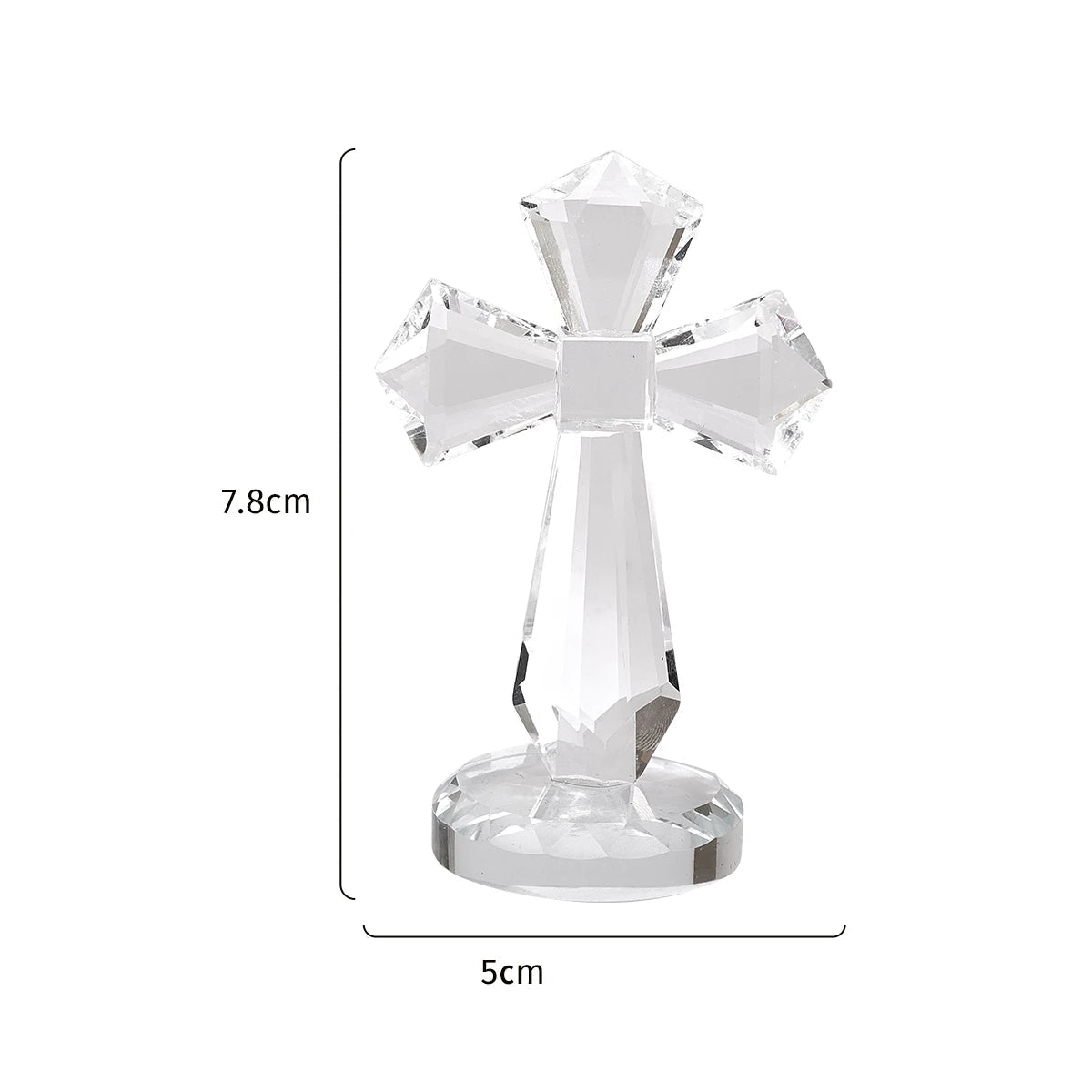 1pc amor anjo e cruz prisma em forma de artesanato de vidro, peitoris da janela coletor de sol ornamento prisma luz captura artesanato decorativo