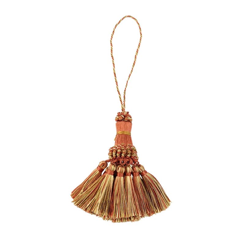 1pc borlas pendurado decoração artesanato franja de seda borla chaveiros escova diy decoração para sacos portas cortina marcadores chaves