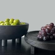 Wabi vento paulownia placa de madeira decoração para casa ornamento palete de madeira placa de armazenamento homestay madeira maciça placa de frutas de alta qualidade