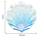 Placas Irregulares De Shell De Vidro Colorido Criativo, Bandeja De Frutas Marinhas Em Casa, Ornamentos Europeus De Lanches, Placas Decorativas