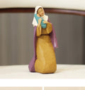 Conjunto de estátua de virgem maria e bebê jesus inspirado sagrado para decoração de casa muçulmana, figuras religiosas clássicas de mãe e infantil da moda