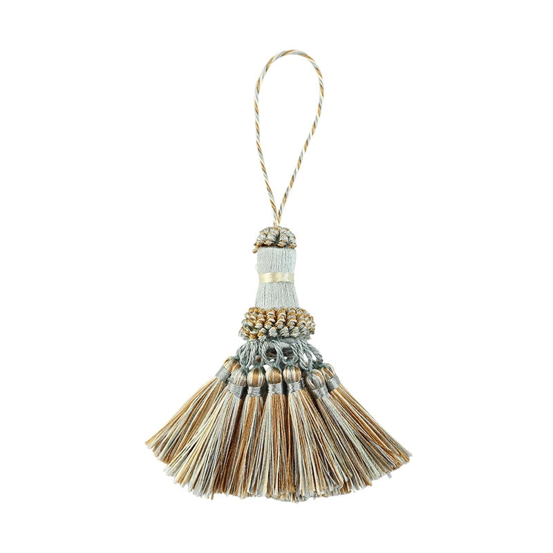 1pc borlas pendurado decoração artesanato franja de seda borla chaveiros escova diy decoração para sacos portas cortina marcadores chaves