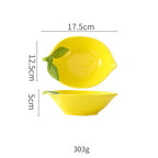 Pratos em Cerâmica Limão Siciliano