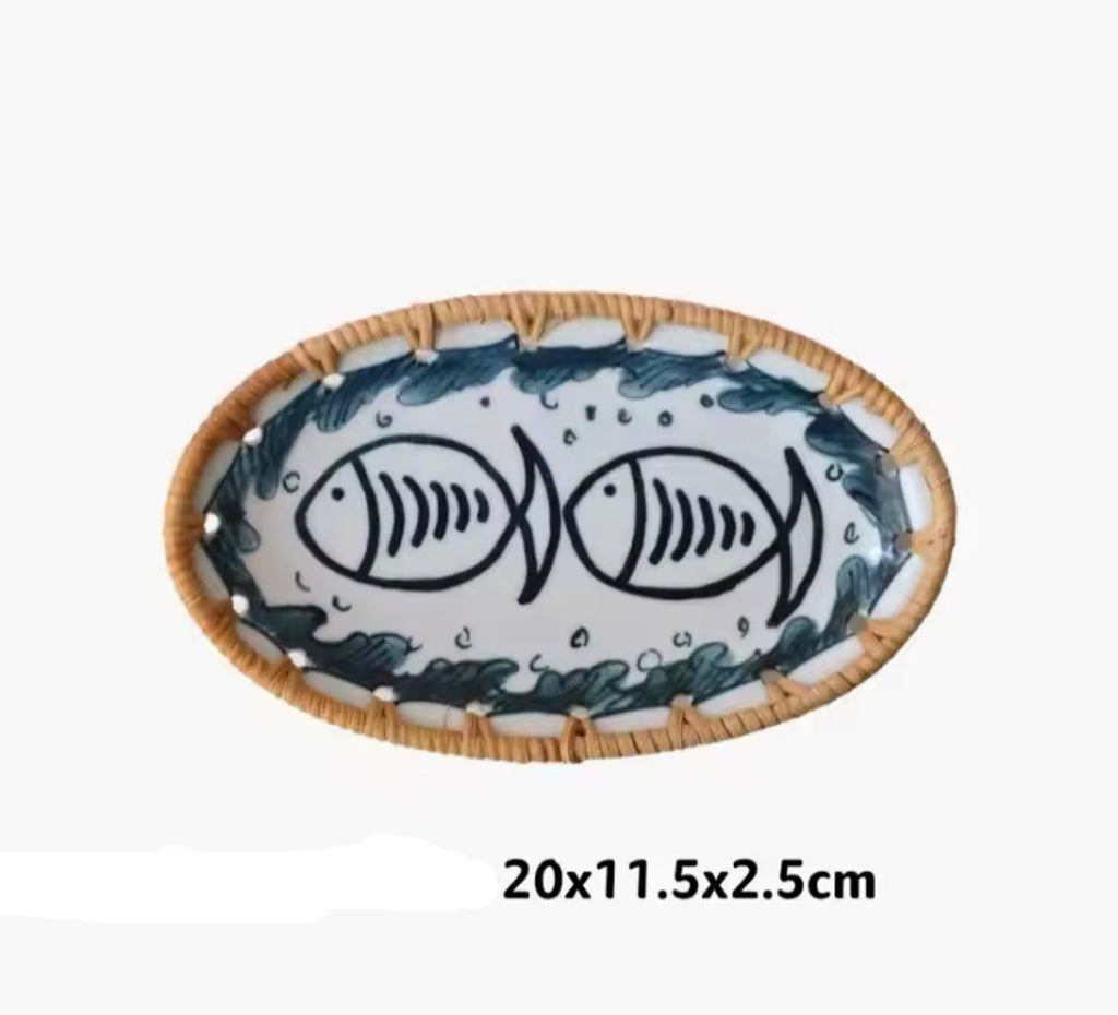 Prato em Porcelana Japonesa Multiuso