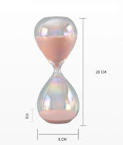 Ampulheta Colorida Decorativa - 30 Minutos de Elegância