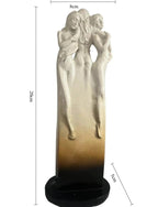 Escultura de Resina Três Graças para Decoração