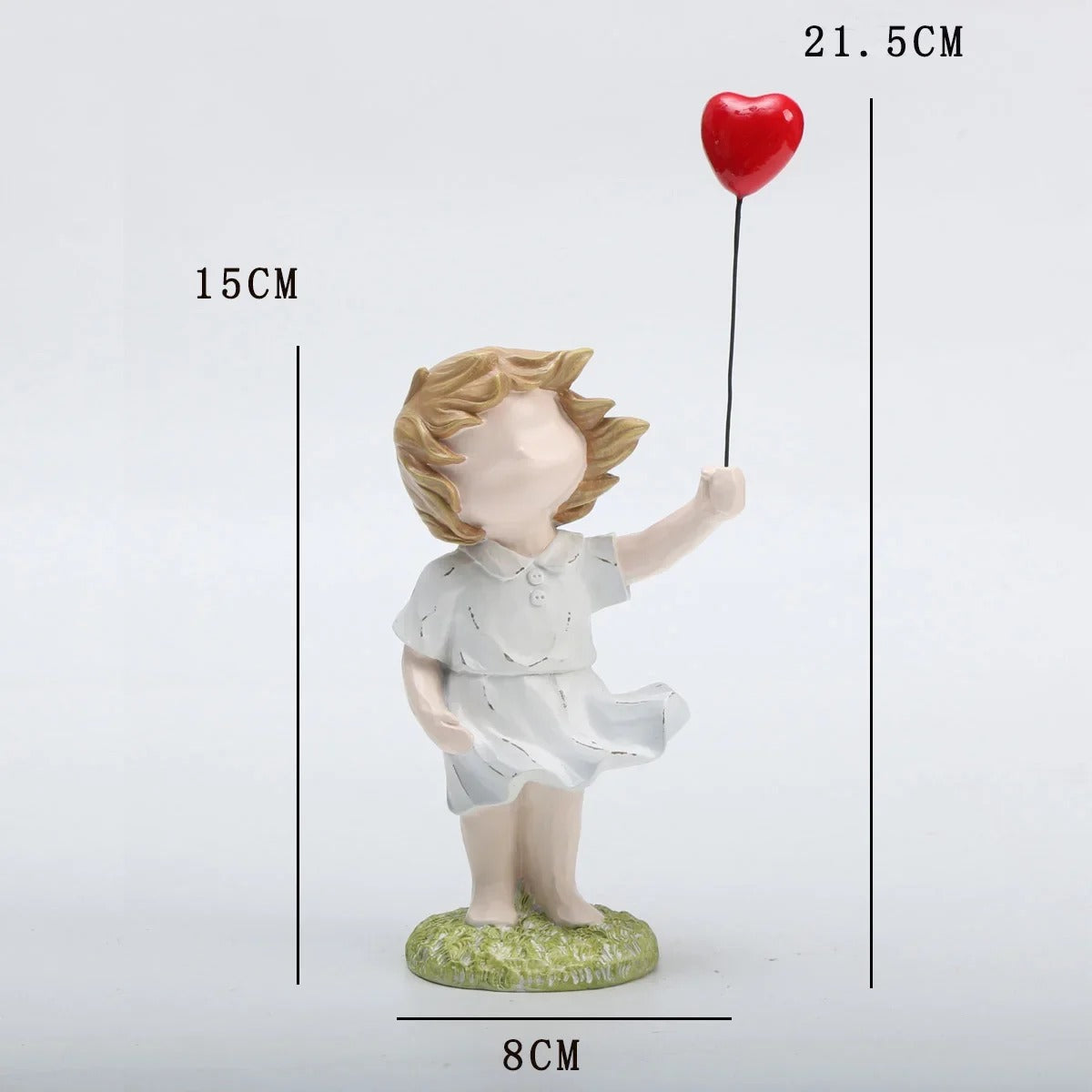Estatueta Menina com Balão